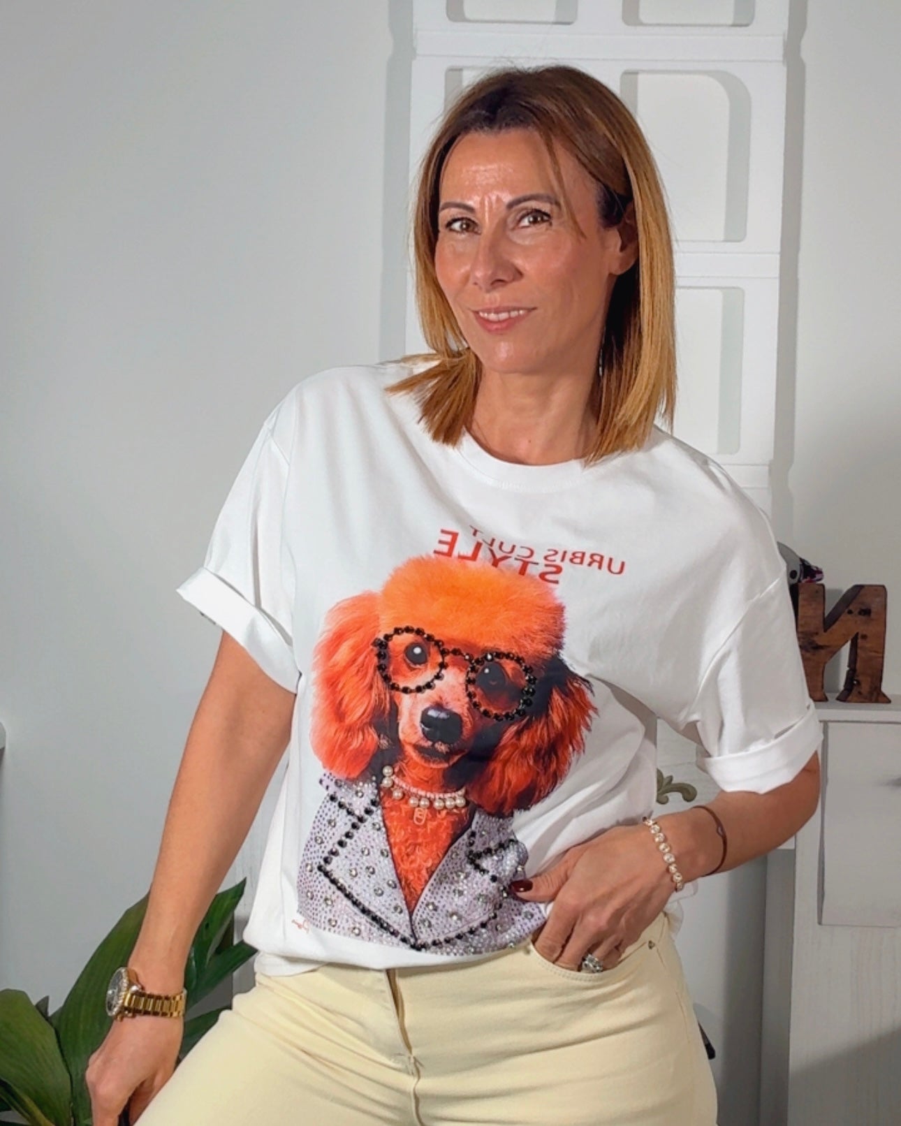 Camiseta perro gafas