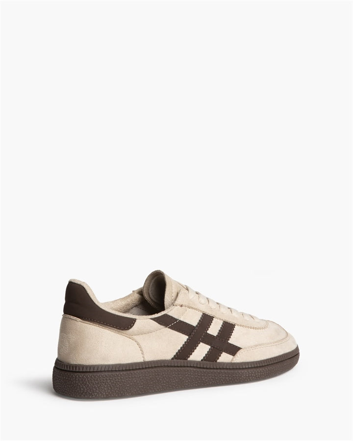 Zapatillas retro style beige
