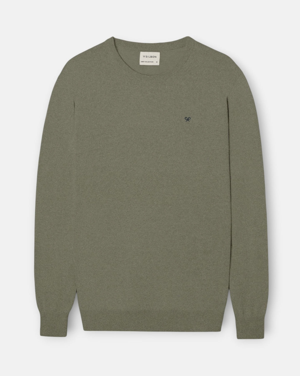 Jersey Silbon cuello redondo verde