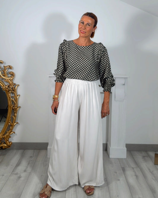 Pantalon Alexah perla