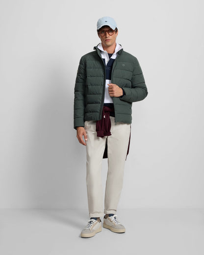 Abrigo Silbon acolchado verde