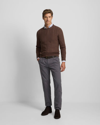 Jersey Silbon ochos marron