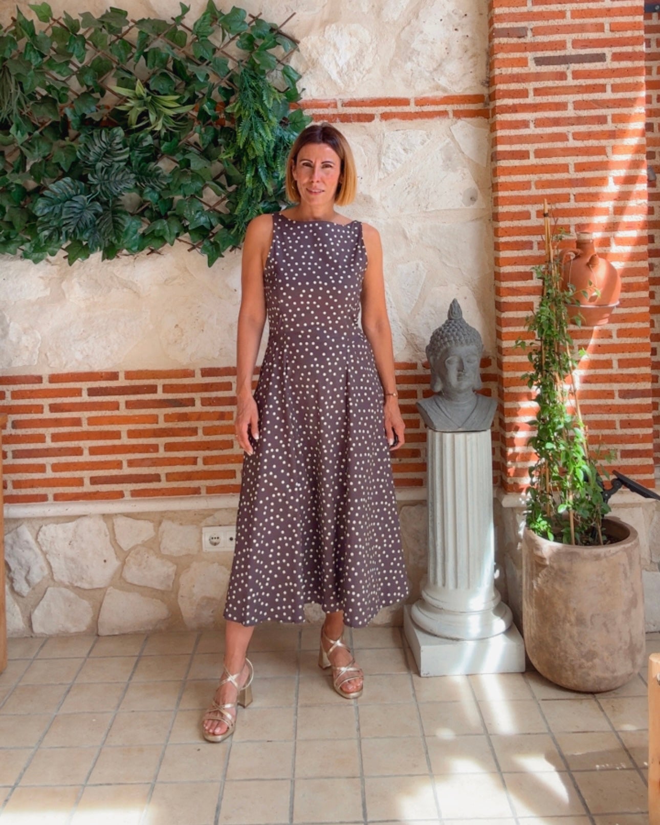 Vestido lunares lady