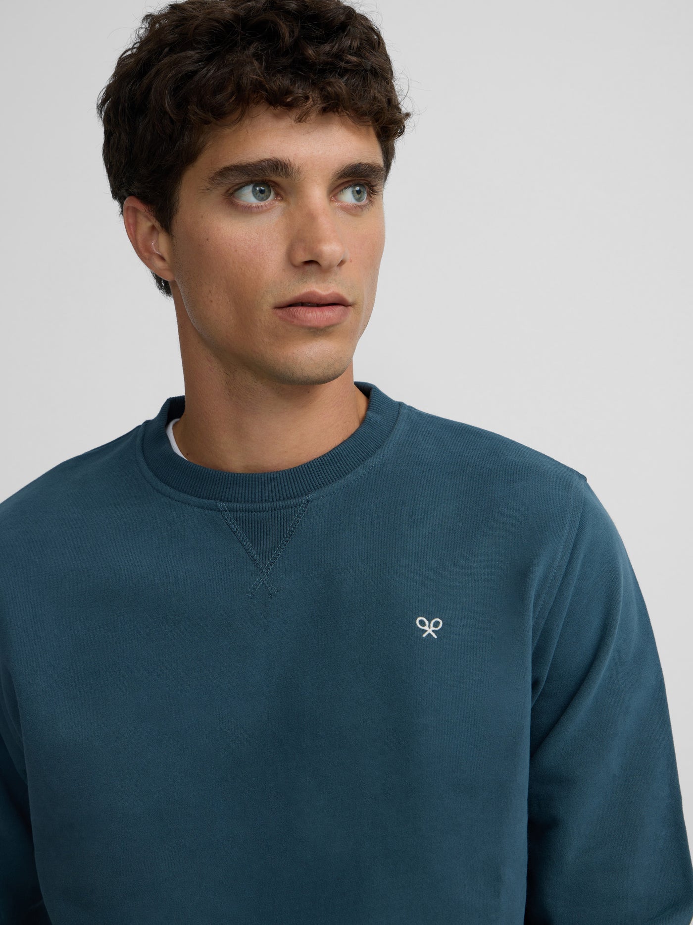 Sudadera Silbon petroleo minilogo