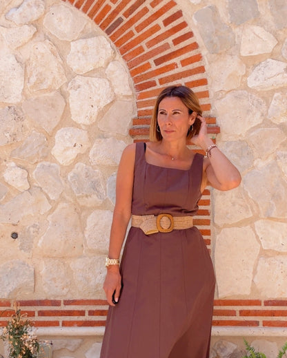 Vestido Amelie chocolate