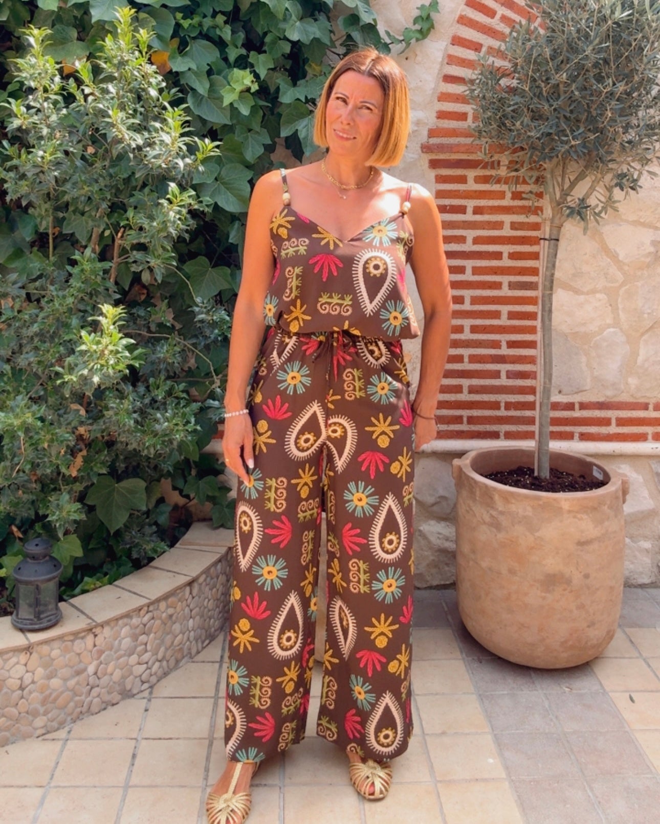Pantalon Croacia chocolate