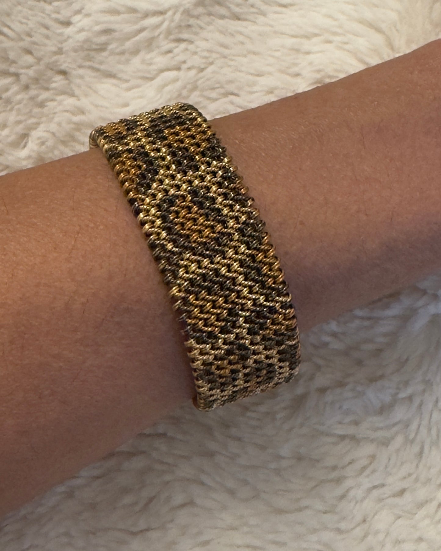 Brazalete print acero