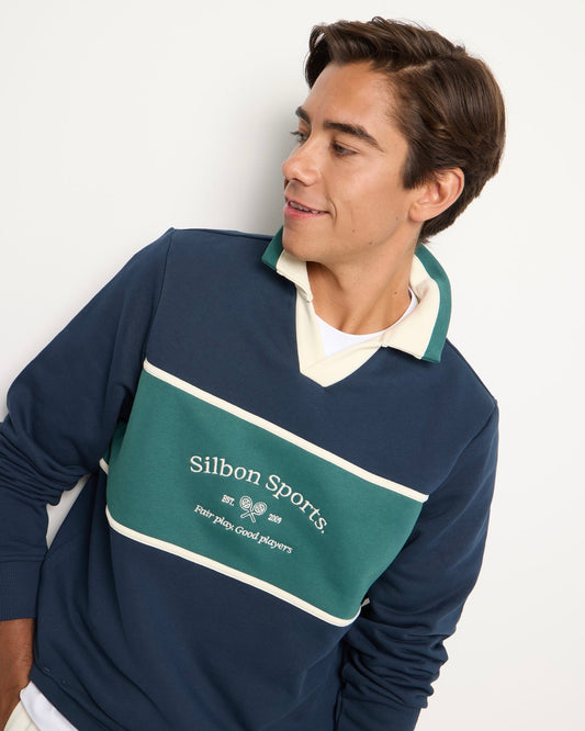 Sudadera Silbon cuello polo