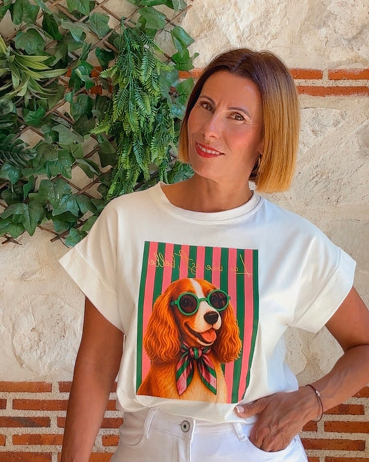 Camiseta Dama rayas