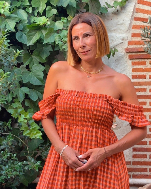 Vestido Vichy Fluor