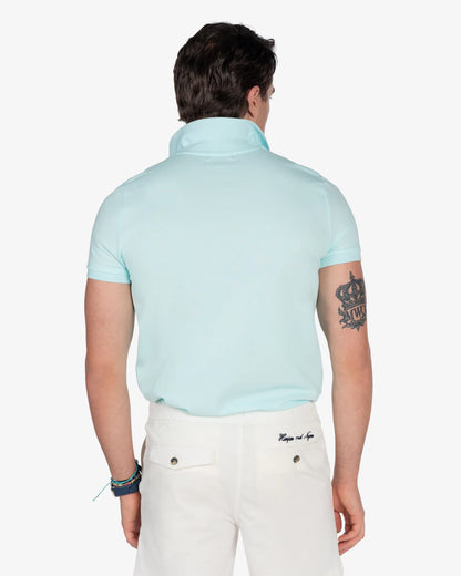 Polo Harper Retro turquesa