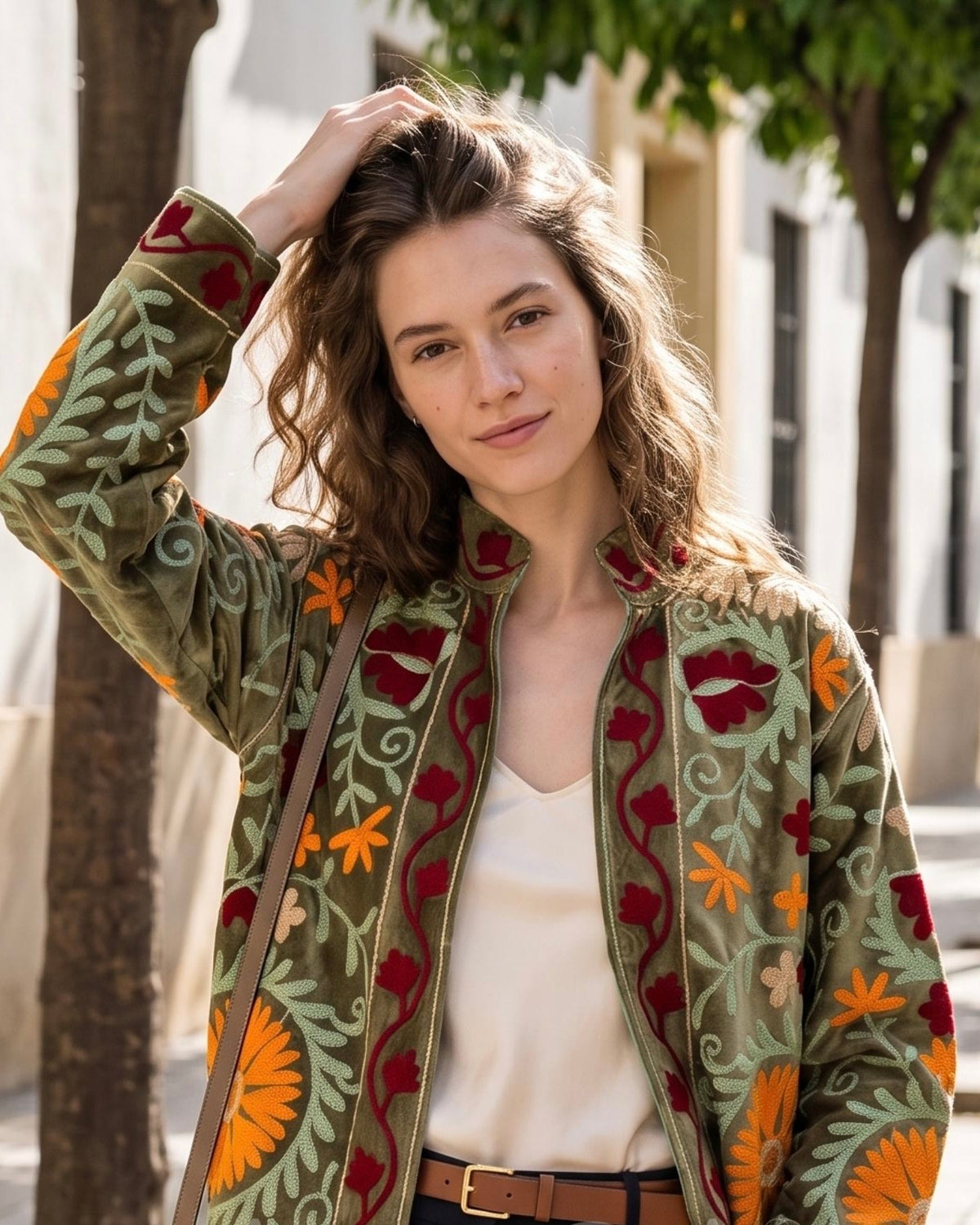 Chaqueta Madras margarita