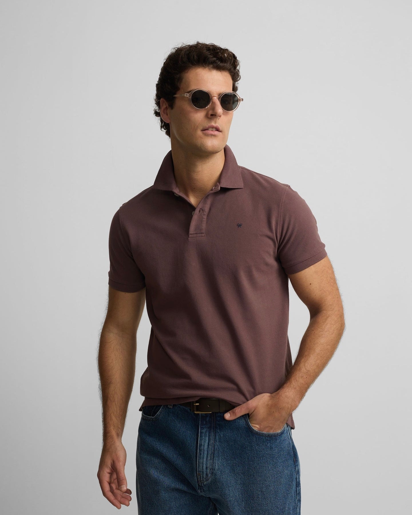 Polo Silbon burdeos
