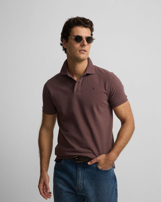 Polo Silbon burdeos