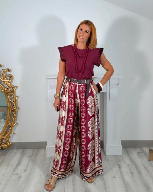 Pantalon estampado Atenas
