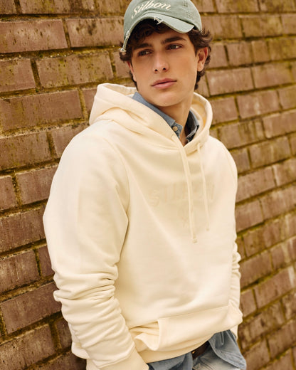 Sudadera capucha Silbon crema