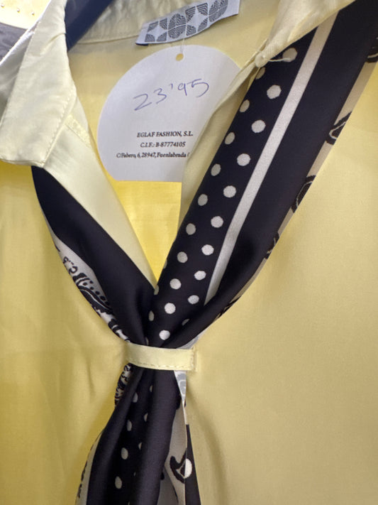 Camisa lemon corbata