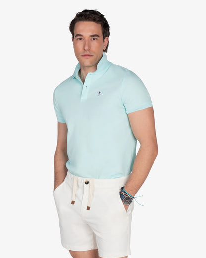 Polo Harper Retro turquesa