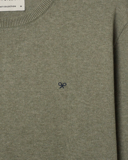 Jersey Silbon cuello redondo verde
