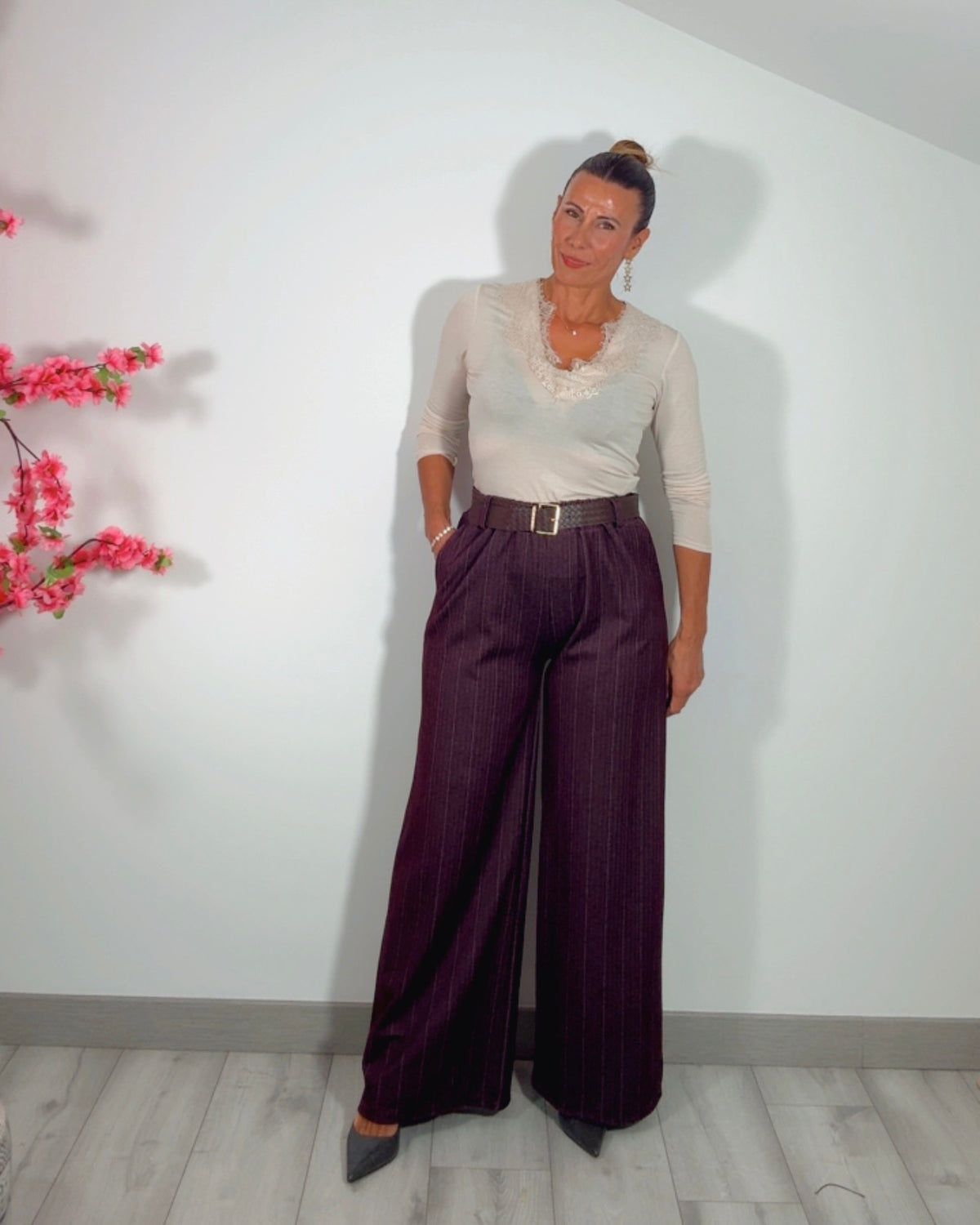 Pantalon Sabrina Burdeos