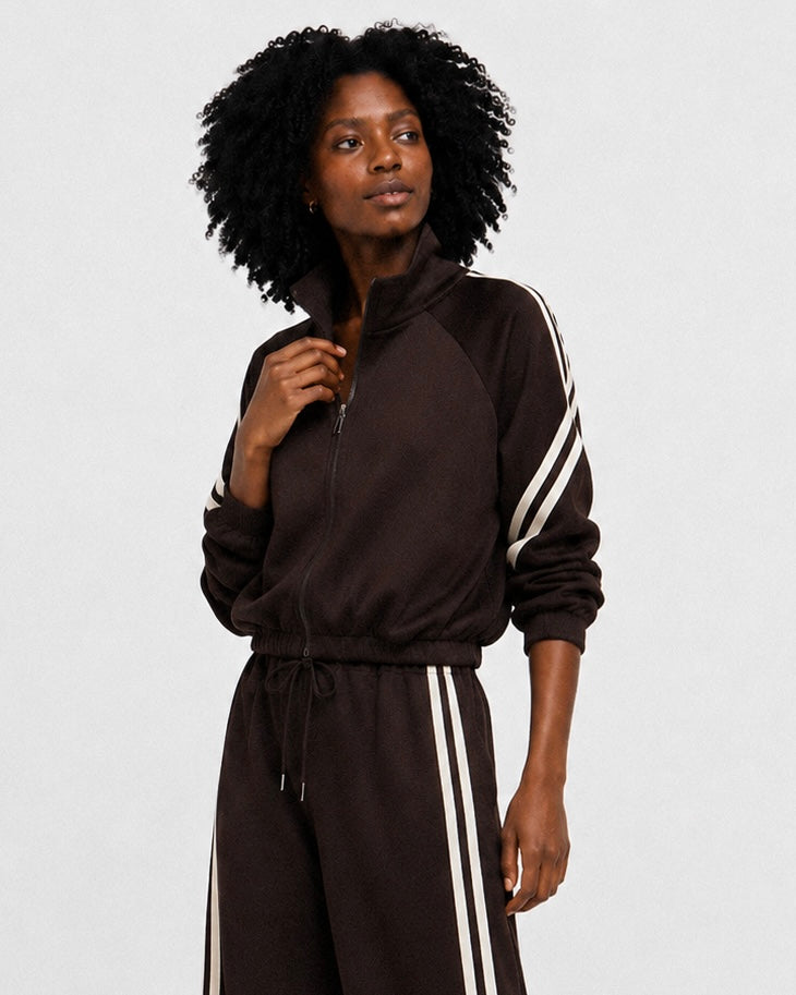 Chaqueta retro chocolate
