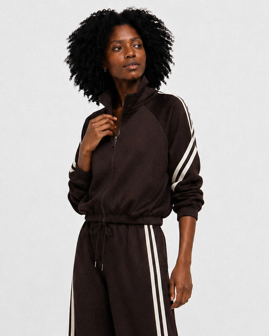 Chaqueta retro chocolate