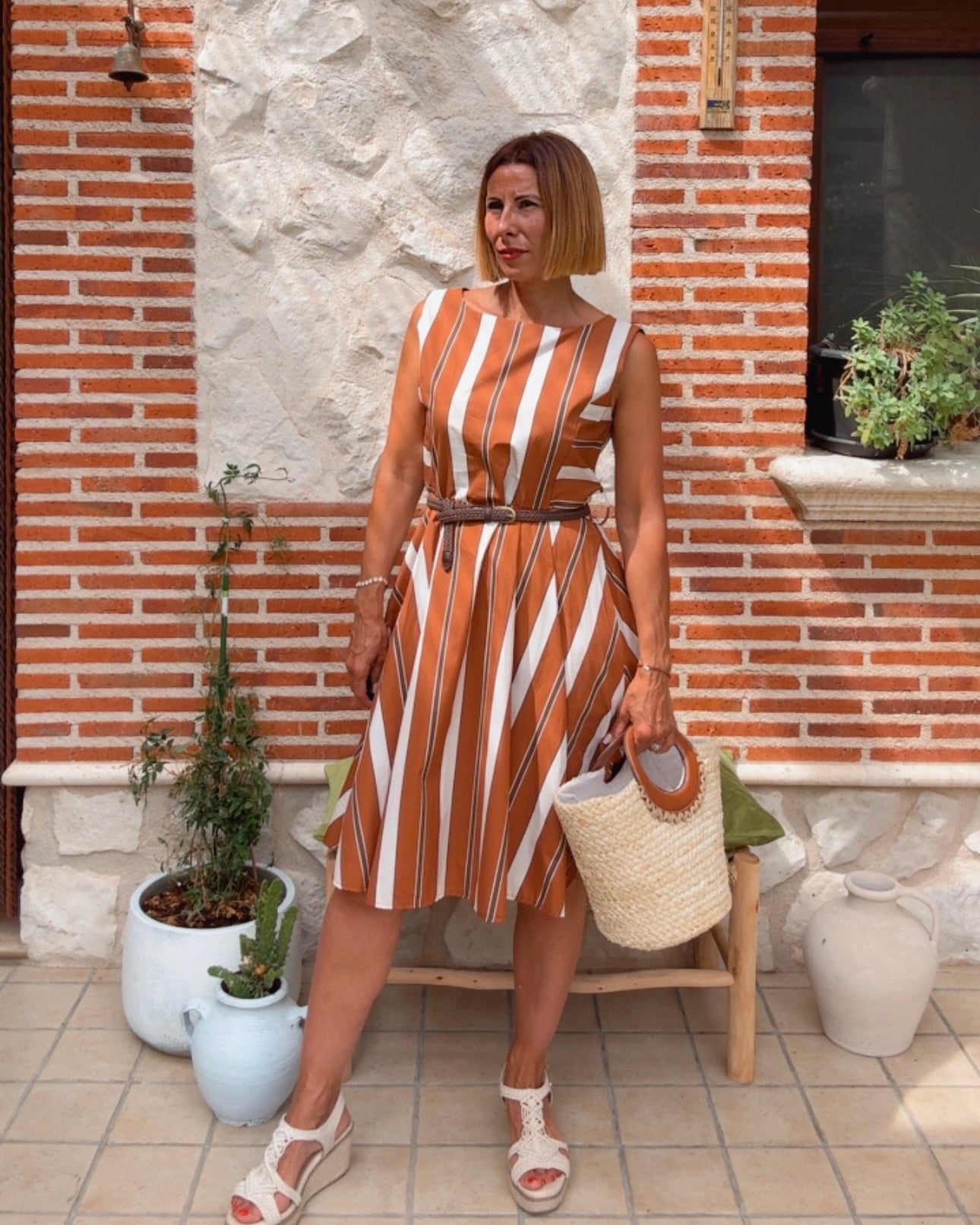 Vestido rayas Romina