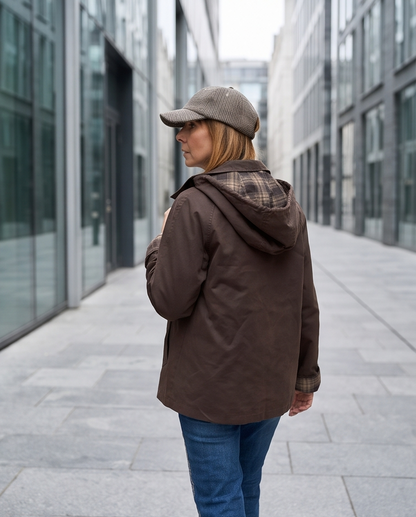 Chaqueta encerada vintage