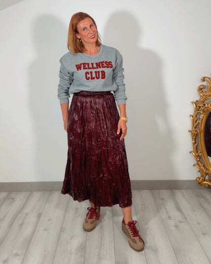 Falda Nashira Burdeos