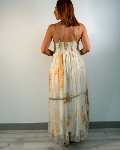 Vestido joya pico