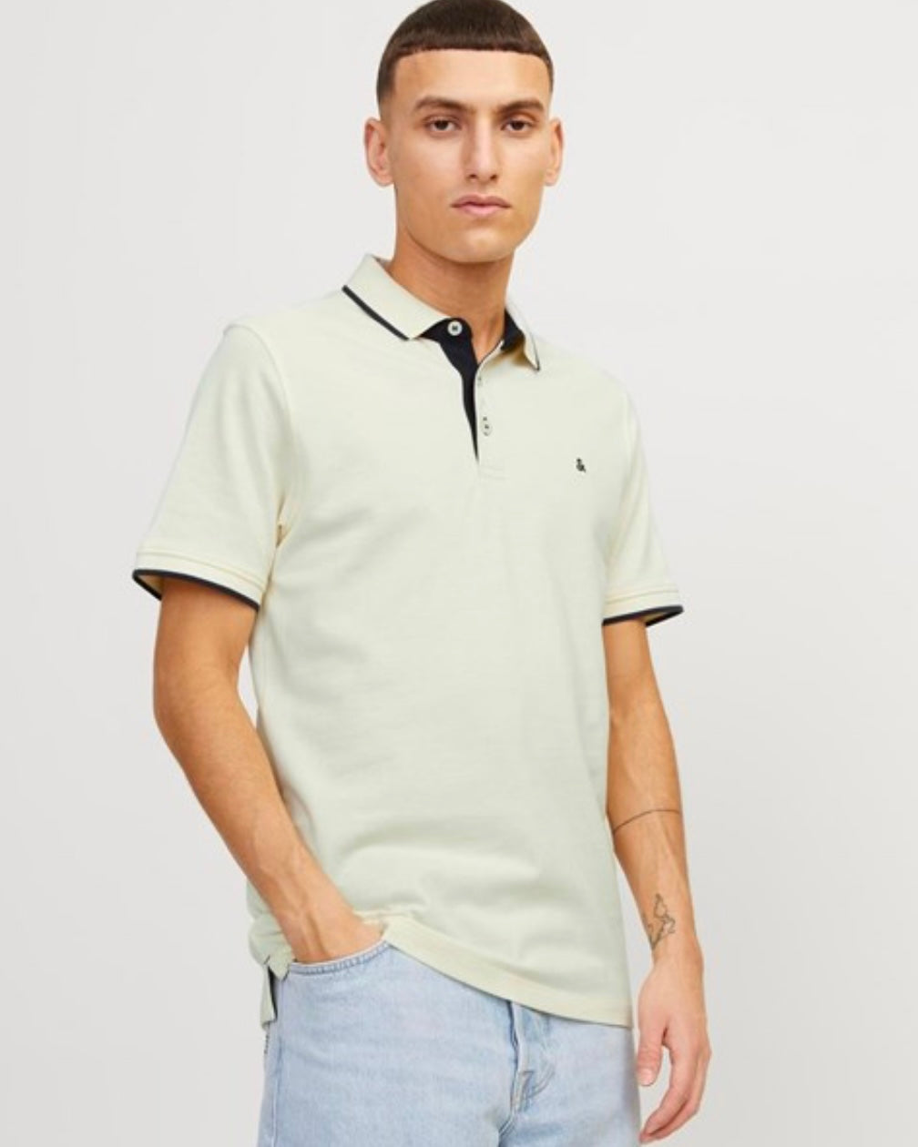 Polo Jack & Jones vainilla