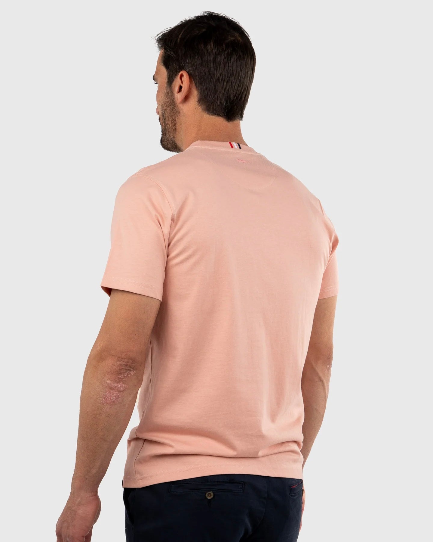 Camiseta Etnica coral suave bordada Williot