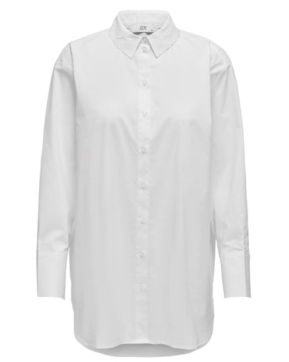 Camisa blanca larga