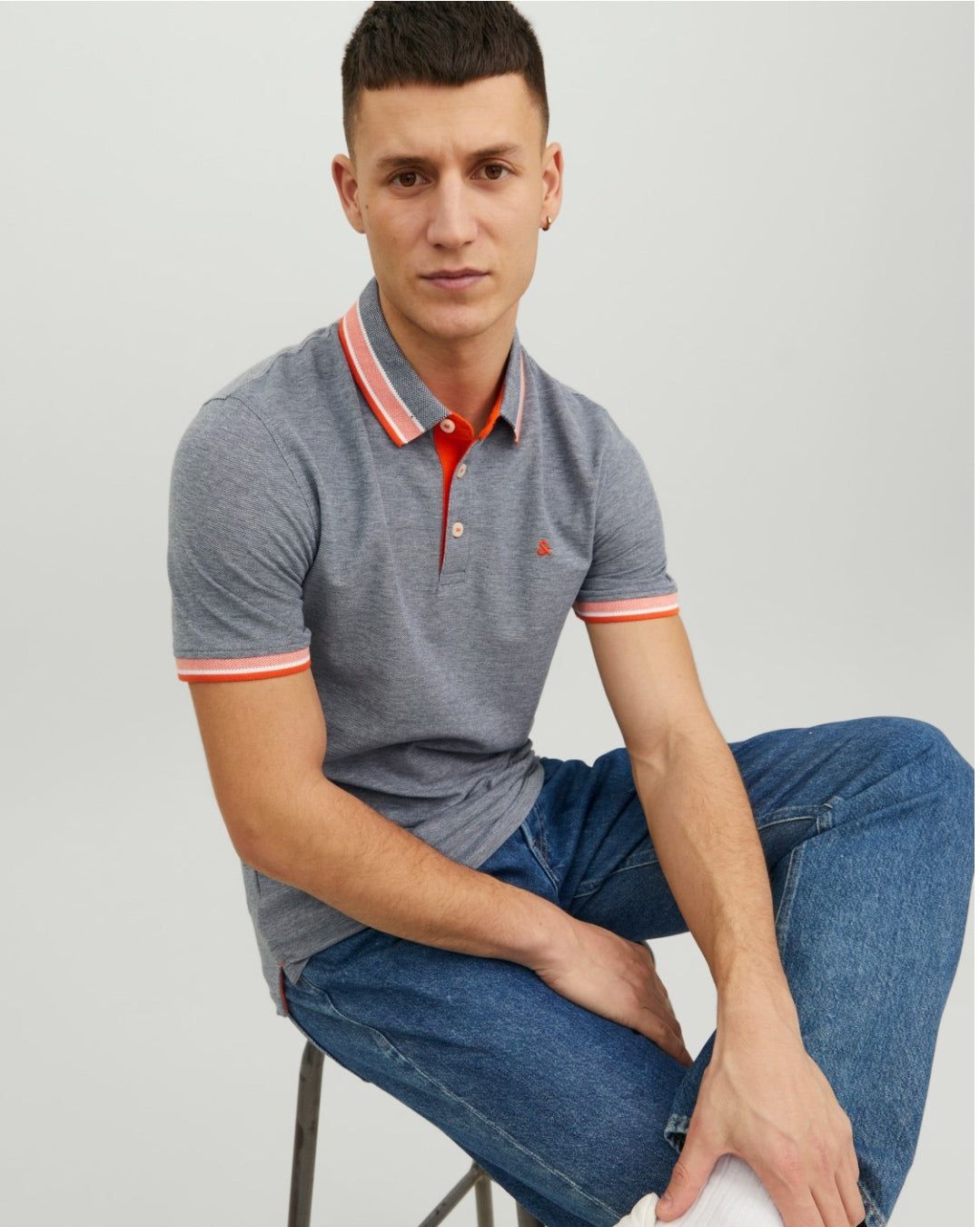Polo Jack & Jones gris