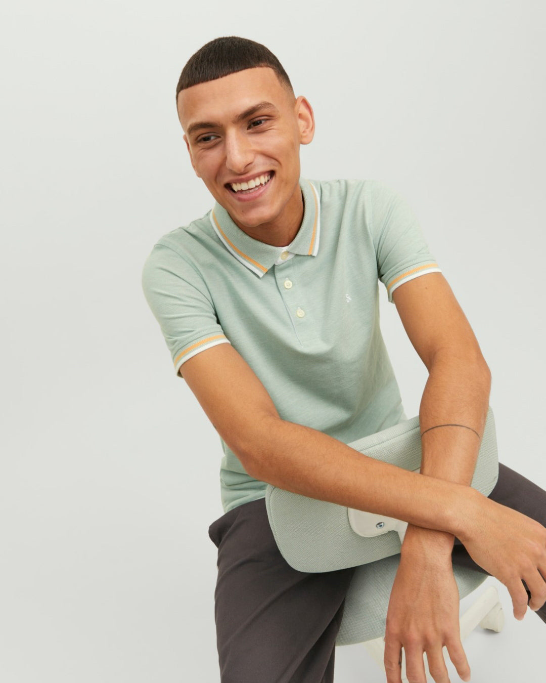 Polo Jack&Jones verde manzana